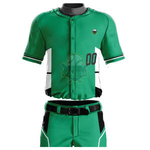 Ensemble de maillots de baseball à la mode pour hommes, vêtements de sport d'extérieur personnalisables, uniforme respirant grande taille à bas prix - Product Image 4