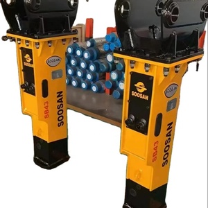 SOOSAN Disjoncteur hydraulique SB 43 BOX Type Silence pour excavatrices avec pelle de 6 à 9 tonnes et également chargeuses-pelleteuses - Product Image 1