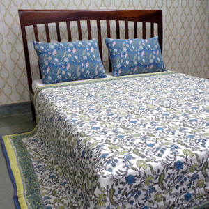 Dernière couverture stylisée couette indienne traditionnelle main bloc imprimé doux voile de coton Dohar reine taille à vendre à bas prix - Product Image 5