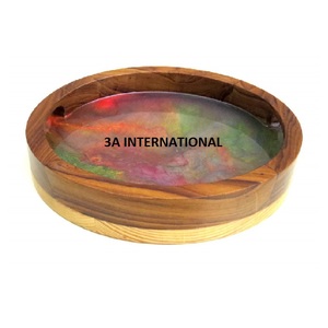 Eco Friendly Wooden Serving <b>Trays</b> Tabletop Natural Finishing Home Hotel Hotel Serving Food Dishes Coffee <b>Tea</b> Serving <b>Tray</b> - Product Image 1