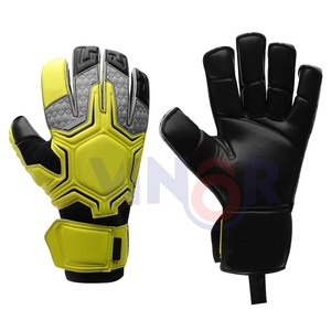 Vente chaude Gants de gardien de but de football professionnels toutes tailles avec logo personnalisé Cuir de haute qualité pour la protection sportive OEM ODM - Product Image 1