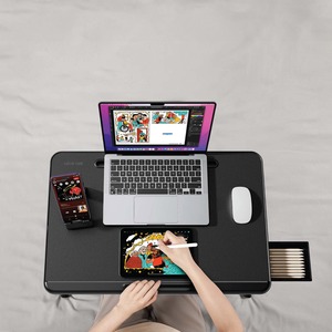 Green Lion Mesa de cama multifuncional Uso doméstico interior Superficie de acero inoxidable Cargador negro Amarillo Rojo Blanco Azul Gratis - Product Image 2