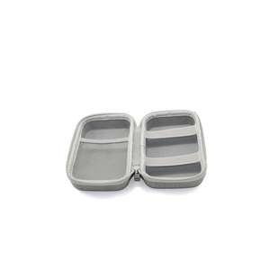 Étui rigide antichoc en EVA avec logo personnalisé pour sac organisateur de voyage numérique avec poche en filet forme carrée fournisseur en gros - Product Image 4