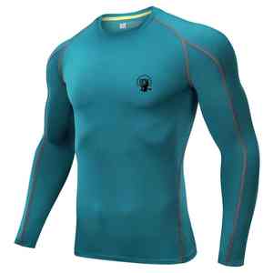 OEM personnalisé hommes été décontracté Compression Rash Guard Fitness chemises de course pour l'entraînement de gymnastique - Product Image 2