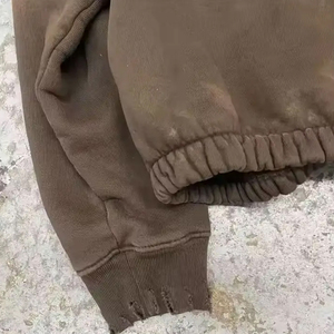 Felpa con Cappuccio da Uomo di Alta Qualità, Vestibilità Regolare, Stile Vintage, Traspirante, con Stampa Sportiva, Motivo Tinta Unita, <span class=keywords><strong>Abbigliamento</strong></span> Invernale 340g - Product Image 4