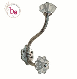 ตะขอเสื้อและหมวกทำจากเหล็กหล่อพร้อมลูกบิดแตงโมคริสตัลตะขอและราวคุณภาพระดับพรีเมียม218 - Product Image 1