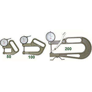 Professional Stainless Steel Dial Thickness <b>Gauges</b> 1/100 mm Division with Sensitive Lever-for Measuring 3955G 100 Model - Product Image 1