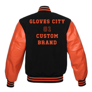 Veste universitaire pour hommes en vente en gros dans le style de moto vêtements d'extérieur formels à la mode avec des gants imperméables grande taille pour la ville - Product Image 3