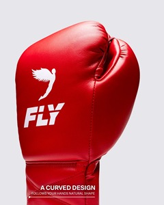 Guantes de Boxeo de Cuero Rojo de Alta Calidad con Cierre de Velcro, Antideslizantes, Ajustables con Cordones, para Muay Thai y Combate Callejero - Product Image 6