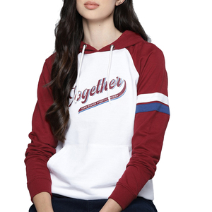 เสื้อฮู้ดดี้ผู้หญิง PUFFIN SPORTS ระบายอากาศได้ดี ตัวเลือกการออกแบบเองได้ MOQ ต่ำ เสื้อสวมใส่สบายๆ แฟชั่นประจำวัน ดีไซน์ด้านหน้า - Product Image 1