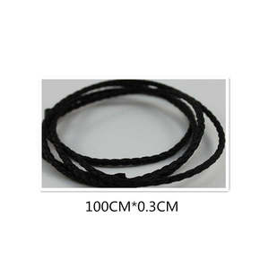 Suministros de abalorios de cuero trenzado 12u/c - Product Image 1