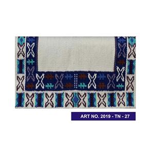 Tapis de selle de dressage anglais de haute qualité mince conception occidentale nouvelle-zélande laine polyester remplissage polycoton doublure personnalisée - Product Image 2