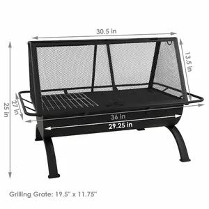 <b>Fire</b> <b>Pit</b> Dark <b>Pits</b> Stand Hot Selling Garden <b>Accessories</b> Iron Galvanized <b>Fire</b> <b>Pit</b> Decoration Fireplace Home and Hotel Garden - Product Image 6