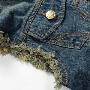 Precio al por mayor Nueva llegada Hombres Jeans Chaleco Casual Wear Jeans Chaleco Para Hombres Personalizado Jeans Chaleco - Product Image 3