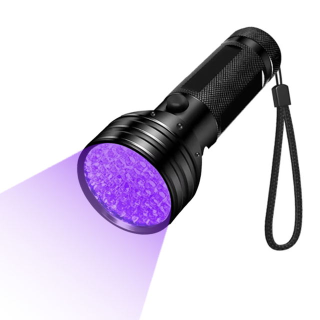 51 LED UV Torch 395nm Ultraviolet Flashlight Blacklight Detector