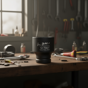 Hazet 1/2'' <b>12</b>-<b>Point</b> Square <b>Socket</b> with Traction Profile and Borehole - Product Image 3