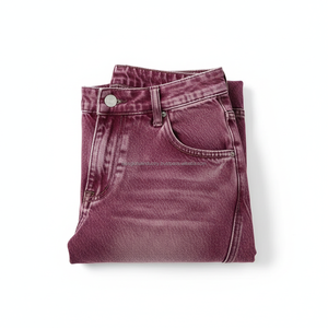 Pantalones Vaqueros de Mezclilla Curvados Holgados de Estilo Hip Hop, Diseño Nuevo, 100% Algodón Sostenible, Jeans para Hombre - Product Image 6