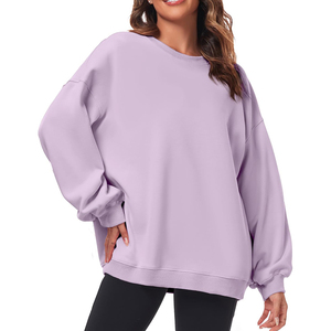Sudadera de Algodón de Color Sólido de Nuevo Diseño al por Mayor para Damas, Precio al por Mayor, Sudadera Personalizada para Mujer - Product Image 4