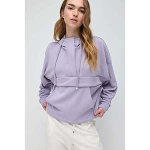 Sudadera de Media Cremallera con Bolsillo y Tacto Suave - Product Image 1