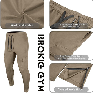 Pantalon Cargo Vêtements décontractés Pantalons de survêtement personnalisés Gym Jogging Sports Cordon Hommes Jogger Pantalons pour hommes sur mesure - Product Image 5