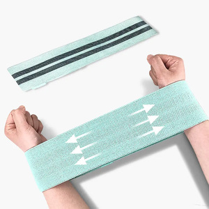 MESS SPORTS Custom Logo Printed Yoga Booty <b>Bands</b> Hip Fabric Adjustable Resistance <b>Bands</b> / Fitness Long <b>Exercise</b> <b>Band</b> - Product Image 2