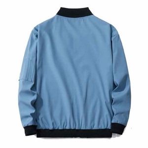 Nouveau design, veste d'hiver de qualité supérieure High Street, bombardier en satin, manteau à fermeture éclair en polyester et nylon, blousons bombardier unis bon marché - Product Image 2