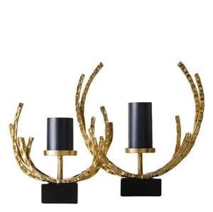 Haute sur demande Style populaire église décorative en aluminium menorah bougeoir pièce maîtresse de mariage 9 bras chandelier menorah - Product Image 4