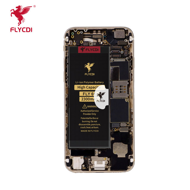 FLYCDI 2024 for 6G Mobile Phone Battery Rechargeable Lithium Ion 1810/2300mAh Standard/High Capacity 12 Months Warranty Stock