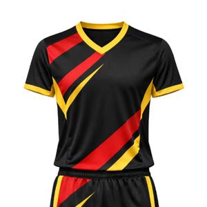 Ensemble de maillot et uniforme de volley-ball imprimé par sublimation, logo et design personnalisés, 100% polyester, unisexe adulte - Product Image 5