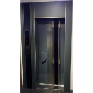 ABSDOOR LOCKTRA Porte d'entrée intérieure en acier inoxydable de style postmoderne haute sécurité pour cuisine, meilleur prix, entrée de villa et d'hôtel - Product Image 4