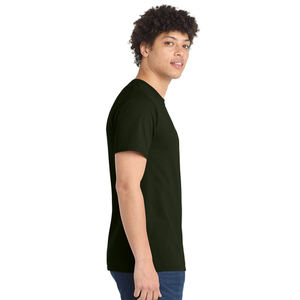 เสื้อยืดผู้ชายพรีเมียมสีพื้น ผ้าฝ้ายเนื้อนุ่ม คอกลม เหมาะสำหรับงานพิมพ์ สวมใส่สบายๆ และสไตล์สตรีทแวร์ - Product Image 3