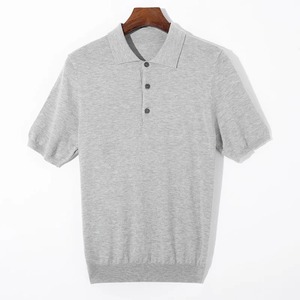 Men'S Polo Short Sleeve Shirt Quick Dry Seamless Comfort Breathable Stretch Golf Shirt Custom Polo Man <b>Tshirt</b> - Product Image 1