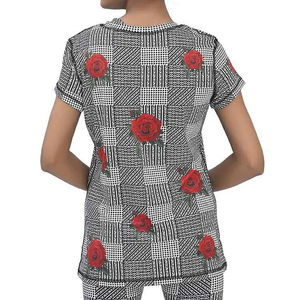 Camisetas de mujer de calidad premium en camisetas de mujer de impresión de sublimación personalizadas sostenibles transpirables de alta calidad - Product Image 6