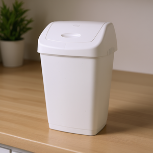 Contenedor de Basura AURORA de 25 Litros con Tapa Abatible en Blanco, Modelo 8101384112 para Tontarelli - Product Image 3