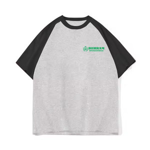 T-shirt unisexe de haute qualité 200 g/m² 100 % coton, bicolore, col rond, manches classiques, coupe ample, écologique, pour hommes et femmes, vente en gros d'usine - Product Image 5
