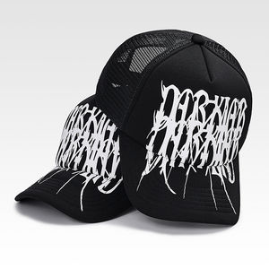 OEM ODM Fábrica Personalizar Sombreros Puff Imprimir Logotipo personalizado Gorra de malla de espuma Alta calidad 5 Paneles Personalizar Espuma Sombreros de camionero - Product Image 1