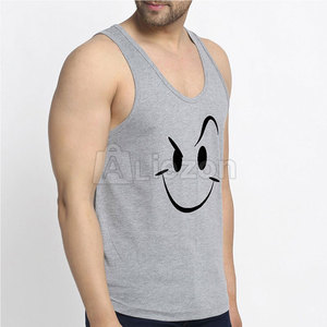 Etiqueta privada transpirable hombres adultos camiseta sin mangas en venta al por mayor mejor venta gimnasio desgaste hombres camiseta sin mangas - Product Image 2