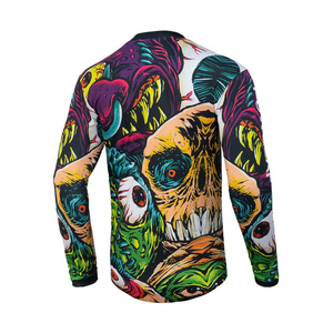 Diseño personalizado Racing MTB Jersey Ropa de bicicleta de manga larga con impresión sublimada OEM Ropa deportiva de verano en tamaño XL - Product Image 5