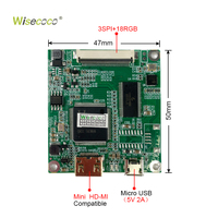 Écran LCD rond de 2,8 pouces, résolution 480x480, écran IPS circulaire pour solutions d'affichage IoT pour la maison intelligente