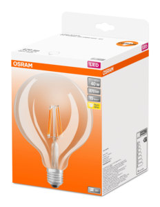 Lámpara LED Retrofit Crystal Globe E27 4W 2700K 470Lm (Osram 4052899972384) - Product Image 2