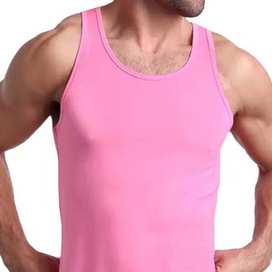 Débardeurs de gymnastique Vêtements pour hommes Bodybuilding Summer High Street Style Sleeveless Shirt Plus Size Cotton Breathable Tank Top - Product Image 4