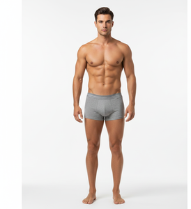 กางเกงในชาย DailyForm สีเทา ผ้าฝ้าย ระบายอากาศได้ดี ยืดหยุ่น ออกแบบมาเพื่อความสบายที่สมดุลตลอดทั้งวัน - Product Image 1