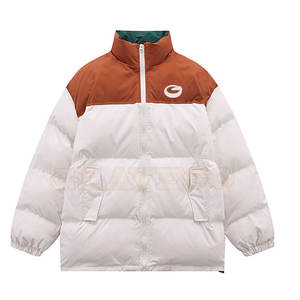 Veste à bulles en nylon et polyester de dernière conception Veste d'hiver à bulles à usage extérieur de couleur différente - Product Image 1