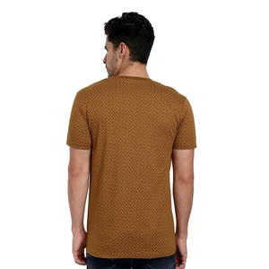 OEM hombres de algodón liso pesado camisetas de la mejor calidad superior nuevo al por mayor patrón sólido camiseta para hombres - Product Image 6