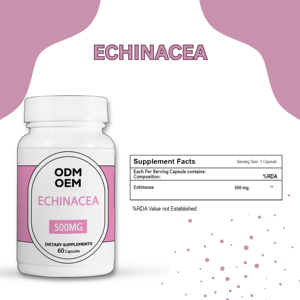 สารสกัดเอ็กไคนาเซีย 60 แคปซูล อาหารเสริมสมุนไพร แบรนด์ส่วนตัว รับผลิตแบบ OEM ODM สูตรเฉพาะ ผงสมุนไพรธรรมชาติ - Product Image 4