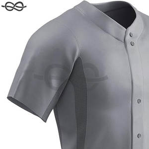 เสื้อเบสบอลปักลายเสื้อเจอร์ซี่สำหรับผู้ชายเสื้อเบสบอลแบบสวมหัวขนาดเยาวชนสำหรับผู้หญิง - Product Image 2