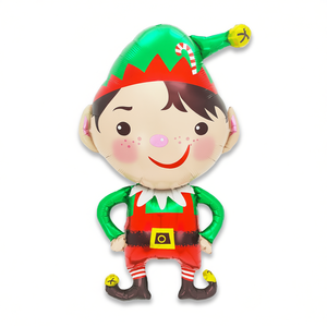 Globo de Navidad con diseño de elfo, 59 x 98,5 cm, decoración navideña, paquete de 12 unidades - Product Image 2