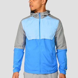Venta caliente Fabricante personalizado al por mayor de los hombres de talla grande al aire libre impermeable chaqueta cortavientos correr ropa de entrenamiento al por mayor - Product Image 1