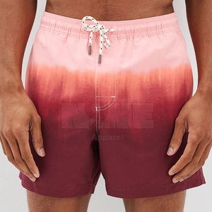 Shorts de Playa para Hombre al por Mayor, de Alta Calidad, Personalizables, Ligeros, de Poliéster, Cómodos, Casuales, con Patrón Liso, de Secado Rápido y Elásticos - Product Image 3