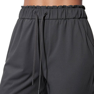 Premium Quality Custom Made Vintage High Waist Straight Breathable Canvas <b>Trouser</b> for Women Casual Oversized for Elastic Waist - Product Image 2